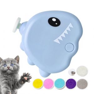 Petit Taille-Griffe Chien | Coupe Griffes Rechargeable | Lime Griffes Forme Dinosaure 3 Vitesses R&eacute;glables pour Chiot Chat Chaton Apaisant Maison Toilettage (guangzhousiyuan, neuf)