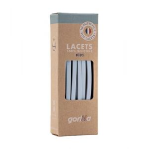 Gorilla - Lacets Elastiques Enfants Plats et Fins - Gagnez du Temps, Adieu les N&oelig;uds Bonjour le Confort - Autobloquants Ultra R&eacute;sistants - 90 cm x 4,5 mm (Lacets Gorilla, neuf)