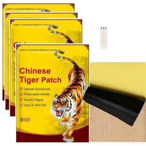 Patch Anti Douleur,Patch Chauffant,32 Pièces Pansement Anti-Douleur,Patch de Soulagement Douleur Tigre,Pain Relief Patches,Patch Anti Douleur Genou,Patchs de Soulagement de la Douleur,pour Coude (Vinne Lean, neuf)