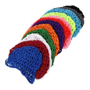 Cabilock 12 pi&egrave;ces Bonnet Filet Cheveux Femme Bonnet Nuit Maille Respirant et L&eacute;ger pour Dormir Doux et Confortable pour Voyage et Usage Quotidien (Nadine Quick, neuf)