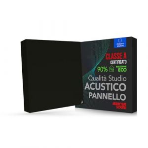 Addictive Sound Panneau Acoustique Mural Premium, panneau acoustique qualit&eacute; studio avec laine acoustique, Classe A d'absorption, fabriqu&eacute; dans l'UE, kit mur/plafond, 50x50x11 cm, 4.5 kg, Noir (Addictive Sound, neuf)