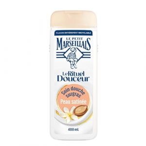 MARSEILLAIS - Cr&egrave;me douche Surgras Huile d'Argan et Fleur d'Oranger LE PETIT | Onctueuse et nourrissante | Pour un moment de douceur sous la douche | le flacon de 400mL | LOT DE 3 (ViveVers, neuf)