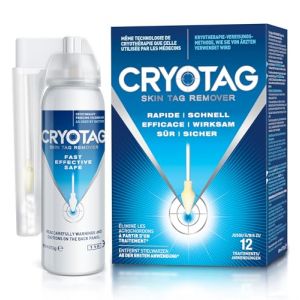 Cryotag Skin Tag Remover Traitement Acrochordons - Rapide Efficace S&ucirc;r - &Eacute;limine les acrochordons par cryoth&eacute;rapie &agrave; partir d'un seul traitement - Cliniquement Prouv&eacute;, jusqu'&agrave; 12 traitements (Appia Healthcare Limited, neuf)