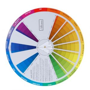 Namvo Cercle chromatique Color Wheel Roue de Poche, Roue de m&eacute;lange de Couleur, Guide d'apprentissage de m&eacute;lange de Peinture Disque chromatique (BUYBOXSTAR, neuf)