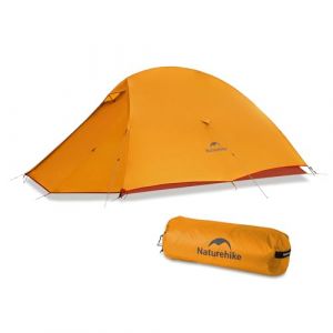 Naturehike Cloud Up Pro Tente 2 Personnes Tente de Camping L&eacute;g&egrave;re, Facile &agrave; Monter Tente D&ocirc;me Coupe-Vent & Imperm&eacute;able pour Voyage en Ext&eacute;rieur Trekking (Naturehike EU, neuf)