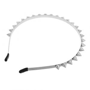 SAFIGLE Serre-t&ecirc;te Gothique Pour Femmes Avec Pointes Et Clous M&eacute;talliques Bandeau Punk Pour Cosplay Et Accessoires De Cheveux (Grand Di, neuf)