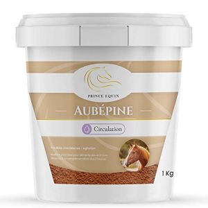 PRINCE EQUIN - AUBÉPINE - Complément nutritionnel Cheval - Seau 1 kg - Soutient la circulation - Confort cardiaque - Relaxation cheval - Marque Française (Prince Equin, neuf)