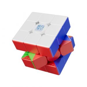 Moyu RS3M V5 Speed Cube Magique 3x3x3, Magic Cube de Vitesse sans Autocollant, Magnétique 3x3, aux entraînements de compétition et aux Cadeaux d'anniversaire(Magnetic Dual-Adjustment Ver.) (MoYu FR, neuf)