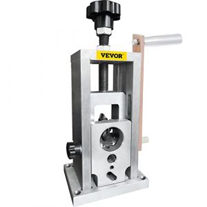 VEVOR Machine &agrave; D&eacute;nuder 13 x 10 x 22 cm Machine &agrave; D&eacute;pouillement &agrave; C&acirc;bles Alliage d'Aluminium Machine &agrave; D&eacute;nuder Manuelle Une Manivelle Ergonomique Utilis&eacute;e dans le Traitement des Faisceaux de C&acirc;bles (VEVOR Direct Store FR, neuf)