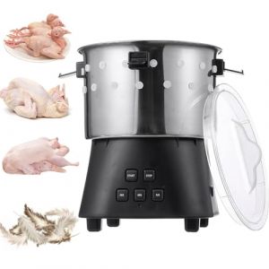 Plumeuse de volaille électrique, machine de plumage automatique de volaille, machine de cueillette professionnelle d'enlèvement de plumes de plumeuse de volaille, pour oie de canard de volaille (Raxuan Ranquan, neuf)