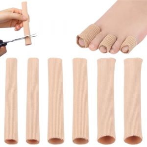 Lot De 6 Pansements Tube Orteil S/M/L，Tubes Protection Orteils，Protection Orteils Pied Frottement, Tube Protege Orteil, Pansement Orteil, Protection Doigt De Pied, Pour Cors, Ampoules, Callosités (DanLanYi, neuf)