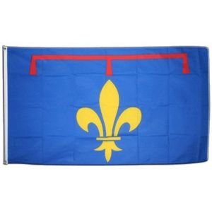 Digni Drapeau France Provence - 90 x 150 cm Sticker Gratuit (Maison-Des-Drapeaux, neuf)