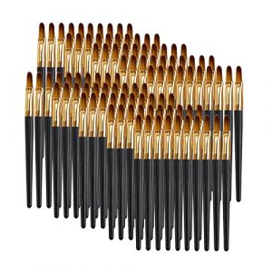 100 Pièces Pinceaux Lèvre Jetables, Pinceau à Lèvres Portable Applicateur de Rouge à Lèvres, Pinceau Eyeliner Jetable, Pinceaux à Cils Jetables à Mascara, l'outil Cosmétique de Maquillage (FlyFlyAMallEU, neuf)