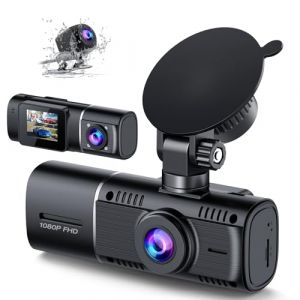 Volam Dashcam Voiture Avant Arri&egrave;re Int&eacute;rieur 1080P, Cam&eacute;ra Embarqu&eacute;e Voiture avec Mode Stationnement, Dash Cam Grand Angle 170&deg;,G-Capteur, Vision Nocturne, Enregistrement en Boucle (HFLKJ, neuf)
