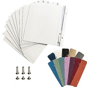 Album Photo Adhesif Vierge 33x32 CM Classeur Photo Livre Photo Personnalisable Scrapbook de Classe Mariage Livre D'or Enfant Bebe Carte Postale DIY, Pages de Rechange (Semfalbuums, neuf)