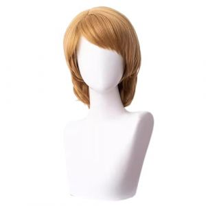 RiRaku Anime Cosplay Perruque Kristoff Blonde Brown Short Halloween Costume Cosplay Perruque,pour F&ecirc;te Carnaval No&euml;l (ZouPingPengQiJianZhuGongChengYouXianGongSis, neuf)