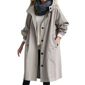 G&eacute;n&eacute;rique Trenchs pour Femmes Manteau Imperm&eacute;able Pluie Longs Poncho de Pluie Cape dePluie AntiPluie Coupe-Vent Respirant Grande Taille Imperm&eacute;able avec Poche a Capuche (GuangXikj, neuf)
