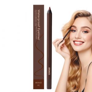 Crayon Eye Liner | 2 en 1 Tenue Longue Aiguisable Stylo Eye Liner,Maquillage De Beauté Lisse Et Imperméable Avec Stylo À Sourcils Pour Le Voyage Natation Soirées (Pomurom, neuf)