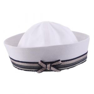 TOYANDONA Chapeau Marin Femme avec Nœud Décoratif Casquette Capitaine Vintage Léger pour Cosplay Photographie et Fêtes Tour de (Elitabert, neuf)