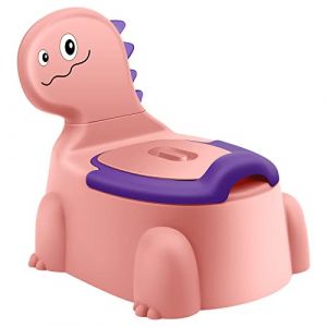 Pot Bebe Toilette Enfant pour Garcon B&eacute;b&eacute; Petit WC Toilettes Fauteuil Apprentissage Proprete Enfants Fille Pipi Chambre Pots Siege Dapprentissage Animaux Dino Chaise Couvercle Antiderapant Rosa (BUY More, neuf)