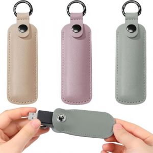 COYUN 3 Pièces étui pour Clé USB, étui de Support de Clé USB en Matériau Souple, Organisateur Universel d'accessoires électroniques, Organisateur de Support de Clé USB Portable(Multicolore) (HLWA RETAILS LTD UKSTORE, neuf)