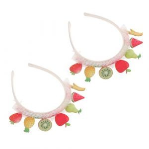 FRCOLOR Bandeau Gar&ccedil;on Fille Fraise Serre-t&ecirc;te Tropical Accessoires Cheveux Luau Bandeau Fille Ananas Coiffes D&eacute;guisement (Laners, neuf)