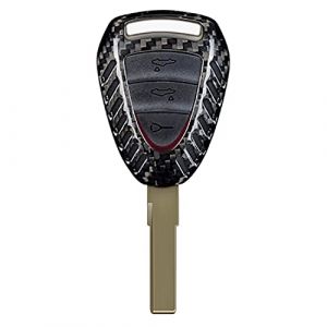 M.JVisun Véritable Fibre de Carbone Porte-clés pour Porsche, Couverture de Clé de Voiture pour Porsche 911 987 997 Facelift Boxster Carrera GT Cayman Protecteur de Clé de Voiture - Noir (M.Jvisun.Eu, neuf)