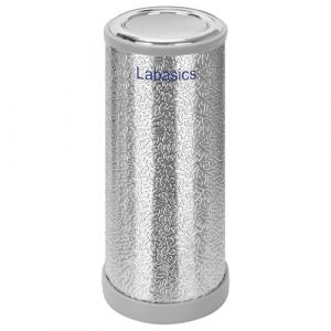 Labasics Flacon Dewar pour Laboratoire, Doublure Argent&eacute;e Sous Vide en Verre Borosilicate, Flacon Haut, Capacit&eacute; de 350 ml, Id&eacute;al pour le Stockage de Glace S&egrave;che et d'Azote Liquide (J&D Tech FR, neuf)