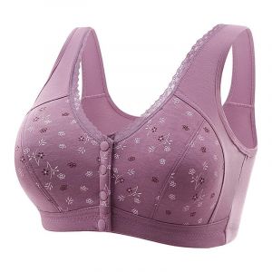 Chanpning Soutien Gorge Ouvert Devant sans Armature Brassière Sport Ouverture Devant Soft BH Soutien-Gorge Femme Soutien Gorge Pas Cher Brassières Fitness Yoga Sleep Lingerie (Blingko, neuf)