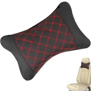 Autohals - Oreiller pour appuie-tête - Soutien Ergonomique en Mousse à mémoire de Forme - Coussin en - Housse Respirante Lavable - Appuie-tête de Voyage réglable pour sièges de Voiture, chaises (qortiouwa, neuf)