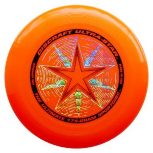 Discraft Ultra Star Frisbee 175 g, Bright Orange with Deluxe Packaging (UKS INVESTMENTS, neuf)