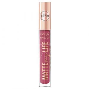 Fashion Make Up - Lipgloss "Matte My Life" - 5 ml (Deep Plum) (C.Maphie and Co, neuf)