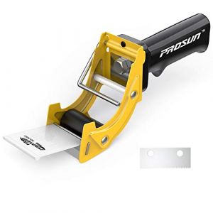 Prosun Distributeur de Pistolet à Ruban, Dévidoir Manuel pour 50mm (2 Pouces) Ruban d'Emballage, Scotch Dévidoir à Main Réducteur de Bruit pour Ruban de Fermeture (Y-Nut EU, neuf)