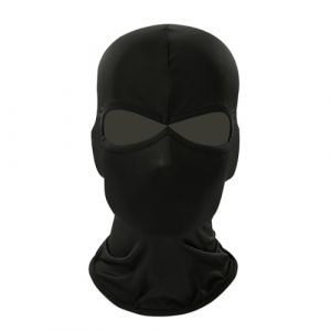 RAMGLYO 1 pièce Masque moto pour l'extérieur Lycra Cagoule tempête Balaclava pour homme Femme Mince et respirant Coupe-vent hiver été Vélo Masque visage (ZHANG QING DE DIAN, neuf)