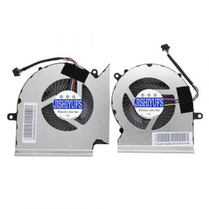JISHIYUFS Nouveau CPU+GPU Ventilateur de Refroidissement pour MSI GL65 GE65 GP65 WE65 ‎GL65 Leopard 10SFKV-062 MS-16U1 MS-16U2 MS-16U5 MS-16U7 Series PAAD06015SL N426 PABD07012SH N425 Fan (LEQIJUN, neuf)