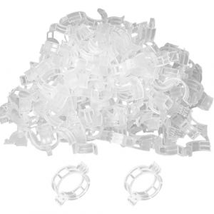 KUMSODE 300 Pieces Clips Tomate pour Plantes,Plant Support Clips de Jardin,Tomates Clips de Support de Plantes Clip,Clips de Support de Plantes pour légumes, tomates, et Plants de vignes (GuangZhouZiYueXianShangMaoYouXianGongSi, neuf)