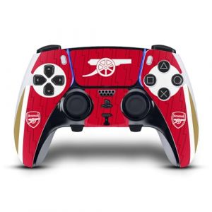Head Case Designs sous Licence Officielle Arsenal FC Accueil Kit D'écusson 2023/24 Vinyle Autocollant De Jeu Peau Autocollant Compatible avec Sony PlayStation 5 PS5 DualSense Edge Controller (eCell, neuf)