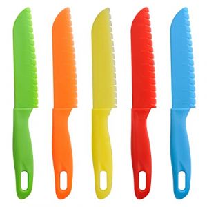 ONUPGO 5 pièces enfants Chef couteau en nylon/couteau à fruits pour enfants, couteau à laitue ou couteau à salade (Vigormarket Co.,Ltd FR, neuf)