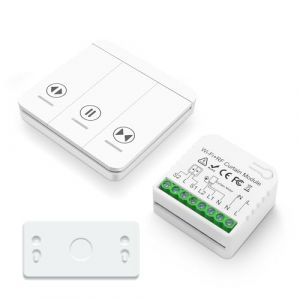 Tedeligo Interrupteur Module Volet Roulant Connecté, Commutateur Rideau Stores WiFi Avec Commutateur Distance RF 433Mhz Compatible Avec Tuya Alexa Google Home Pour Le Contrôle De La Minuterie Vocale (zonxindianzi, neuf)