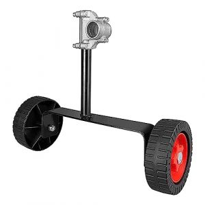 Roues pour désherbeur - Remplacement du désherbeur à roue auxiliaire - Pièces de coupe réglables - Outils de pelouse, roue de débroussailleuse (azurely, neuf)