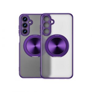 UPLAI Coque pour Samsung Galaxy A35 5G, Tr&egrave;s Mince Antichoc Mat Housse avec Support Anneau Magn&eacute;tique, Prime PC + Souple TPU Bumper &Eacute;l&eacute;gant Givr&eacute; Translucide &Eacute;tui. Violet (UPINLY, neuf)