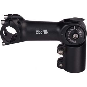 BESNIN Potence de vélo Potence VTT 0-90 Degree 1-1/8"x31,8x93 réglable Potence Vélo Route Tige de Guidon de vélo de Montagne de pour vélo, VTT, BMX, vélo (Besnin Technology co., Ltd, neuf)