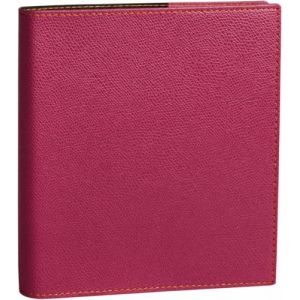 QUO VADIS - 1 Agenda Executif Couverture Club Rose Framboise - Août 2025 à Août 2026 - Format : 16 x 16 cm - Reliure Broché - Langue français (Papeterie Libellus, neuf)