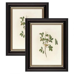 YoHyien Lot de 2 Cadres Photo Vintage 15x20 cm, Cadres Shabby Chic Muraux et de Bureau, Cadres Carte Postale R&eacute;tro &agrave; Suspendre Orientation Portrait & Paysage, Picture Photo Frames (Noir, 15 x 20 cm) (YoHyien, neuf)