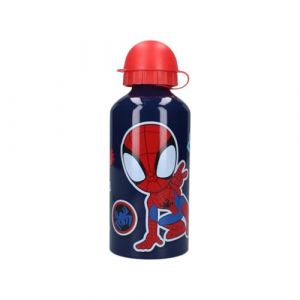 My sweety pop - Gourde Spidey bleu pour enfant - Aluminium - Pour enfant - Cr&egrave;che - Maternelle - Ecole - Vacances - Repas - 19 cm &ndash; 500 ml - Hydratation - Id&eacute;e Cadeau (Spidey - Bleu/Rouge) (Mon jouet pr&eacute;f&eacute;r&eacute;, neuf)