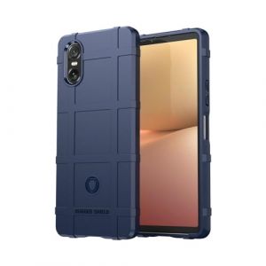 SEAHAI Coque pour Sony Xperia 10 VI, Militaire Étui de Protection Complète du Corps, Housse Doublure Douce en Tissu Microfibre, Antichoc Anti-Chute Case - Bleu (Liner-EU, neuf)