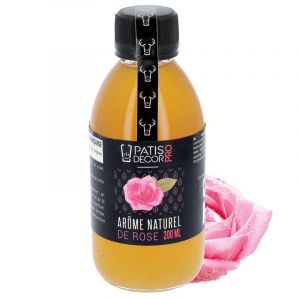 Arôme naturel de Rose 200 ml (CERF DELLIER, neuf)