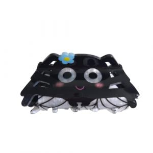 Pince &agrave; cheveux en acrylique avec araign&eacute;e noire de dessin anim&eacute;, petite pince &agrave; cheveux pour femme, 1 pi&egrave;ce (lot de 1) (baitianminggewg, neuf)