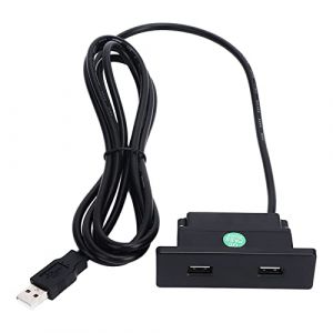 Multiprise Encastrée pour Meubles, Prise De Hub USB Alimentée, Prise De Courant USB Encastrée, Prises De Courant Encastrées Prise encastrée de Table Bloc Prise Encastrable (Juyuaer, neuf)