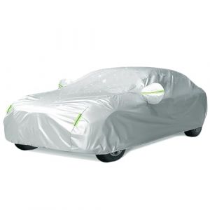 BEXITA Bâche Voiture Extérieur Étanche Doublure en Coton Housse de véhicule Bache Automobile Anti-Rayures Protection UV Durable Universelle pour Berlina; Taille S: Max450cm (Bexita Direct, neuf)